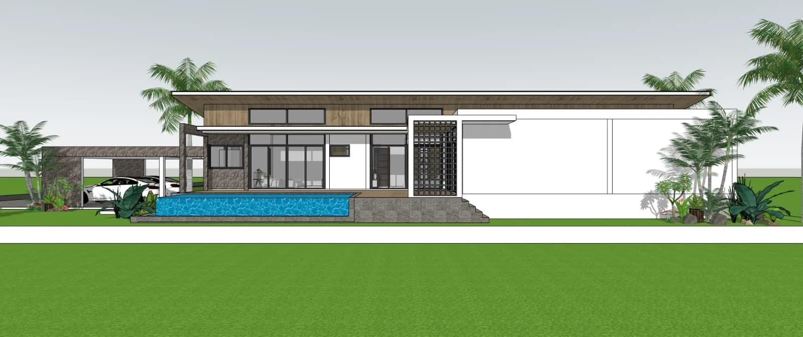 4 Bedroom villa with a private pool and sea view in Taling Ngam – VIL0660