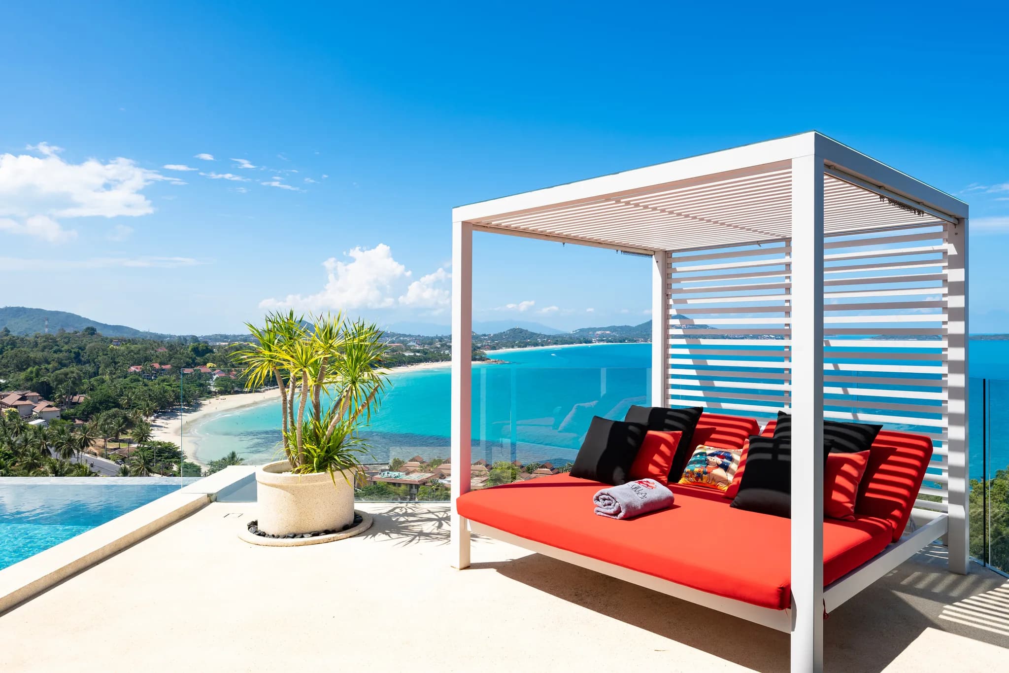 Luxury 4 bedroom villa with mesmerizing sea views in Samui – VIL0661 — thumbnail 6