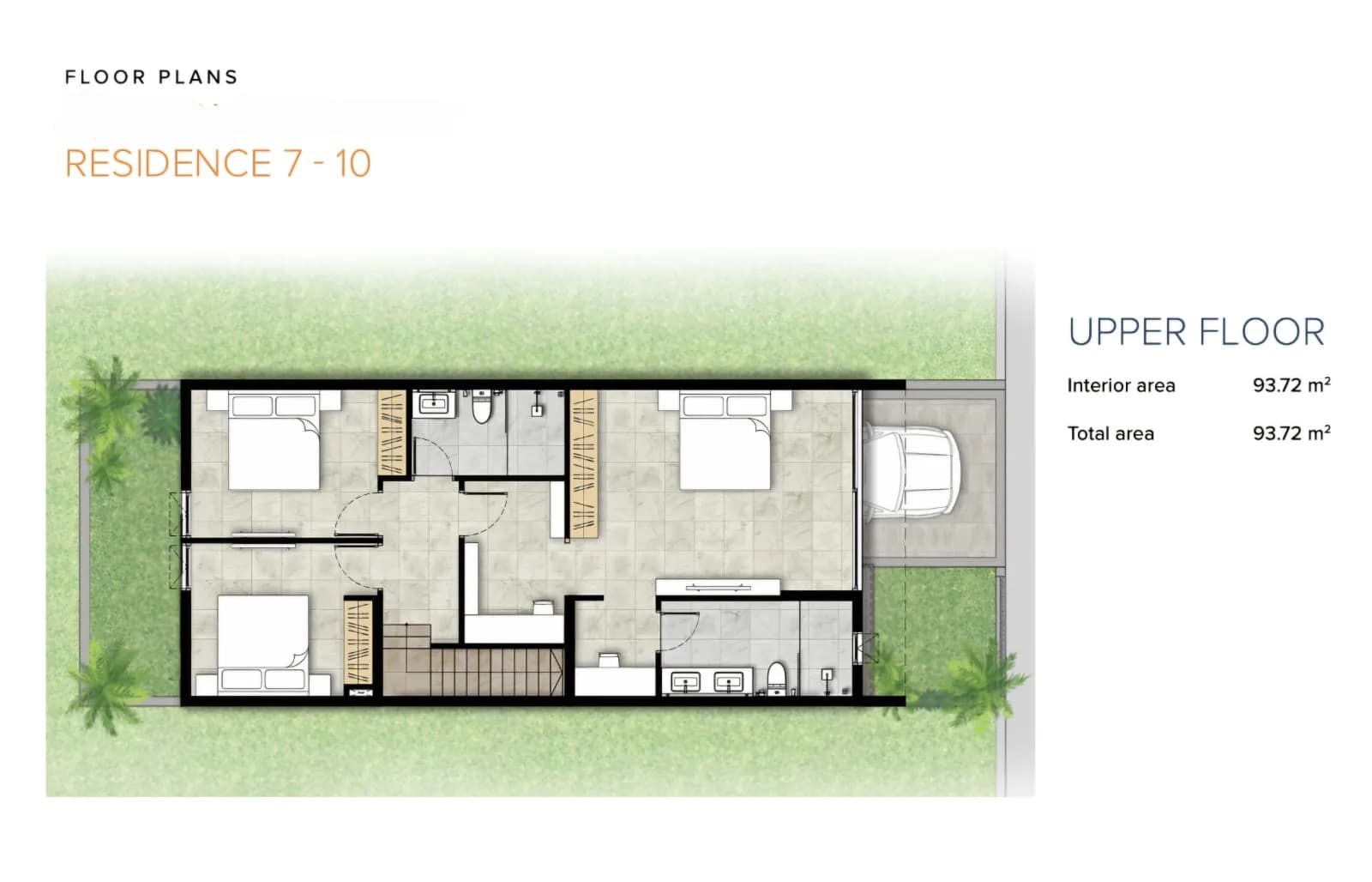 3 Bedroom townhouses a short walk from Choeng Mon beach – VIL0669 — thumbnail 5