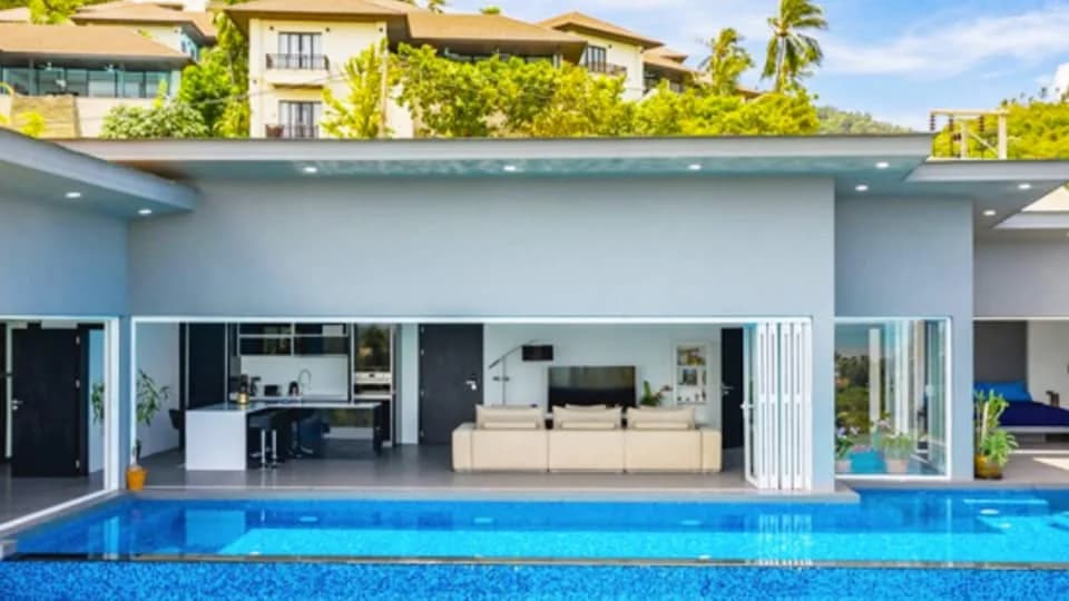 Modern 3 bedroom sea view villa in Chaweng — vignette 6