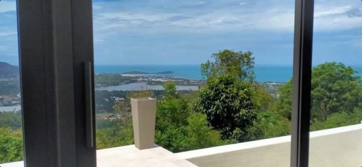 Seaview villa new construction in Chaweng — vue 1